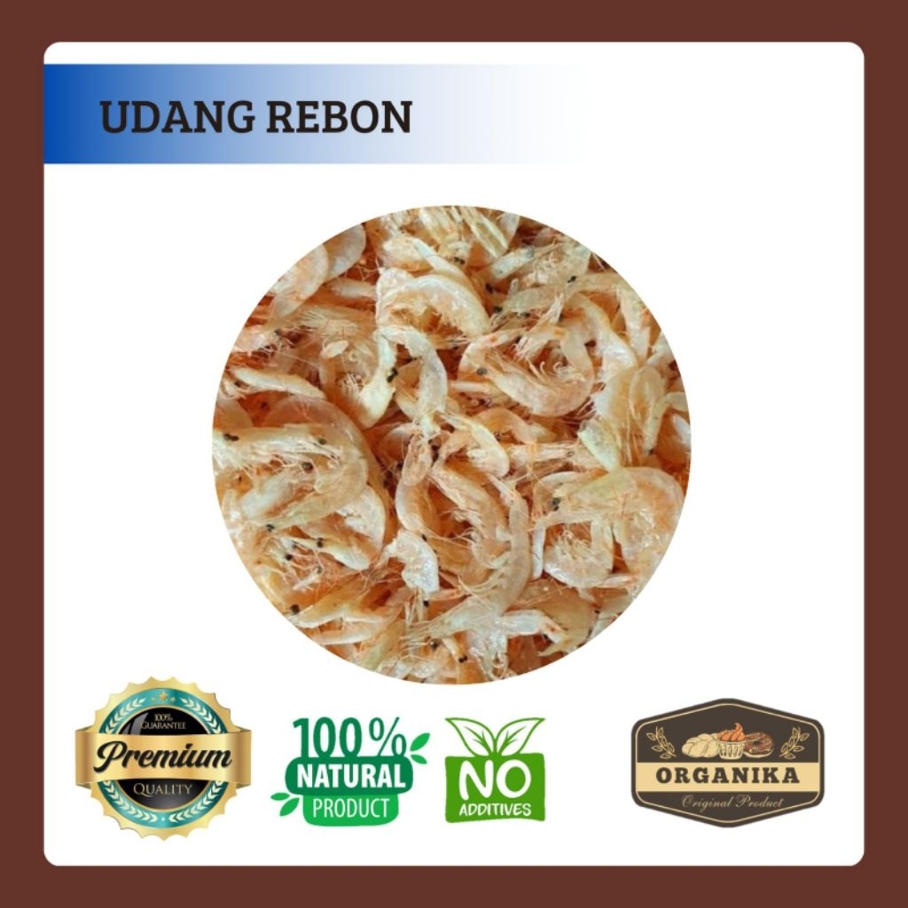 Udang Rebon Tawar 500gr / Udang kecil Tawar kering