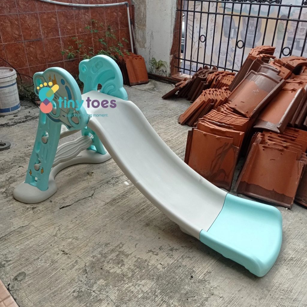 Preloved - Parklon Fun Slide Blue | Perosotan Anak dengan Ring Basket