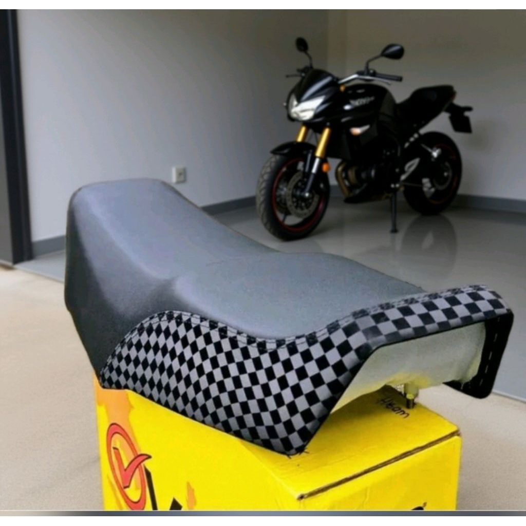 Sarung Cover Kulit Jok Motor Rx King Motif Catur Original Pnp Bahan Mbatech