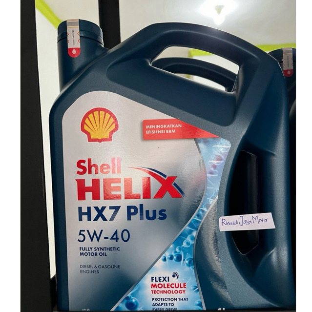 HELIX shell HX7 plus 5W-40 Oli Mobil 4 Liter