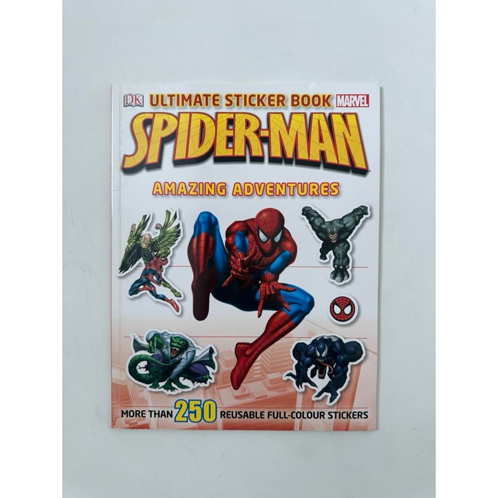 Preloved DK Spiderman Sticker Story Activity Book