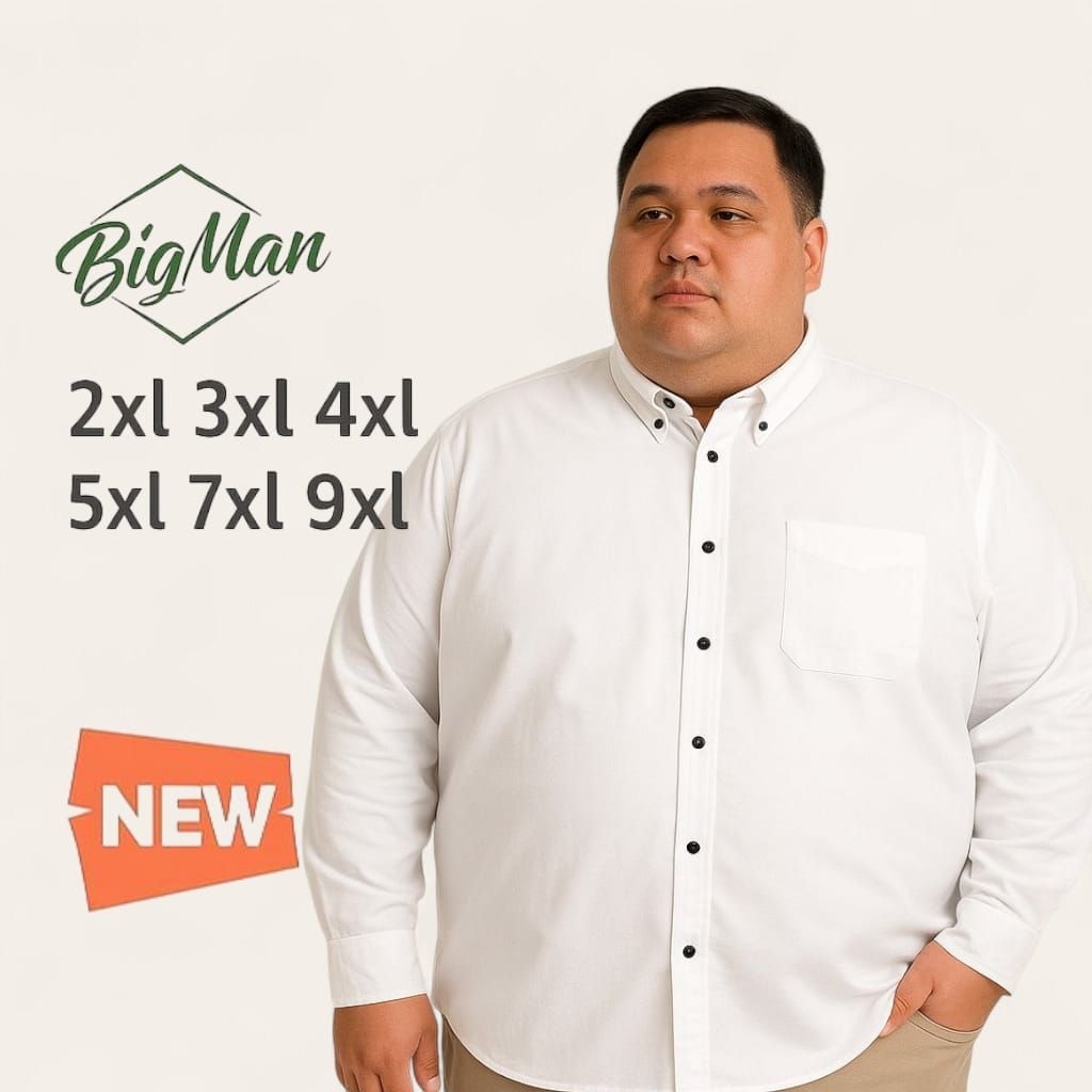 Kemeja polo Panjang Big size xxxl xxxxl Kemeja pique big size 9xl 7xl 5xl