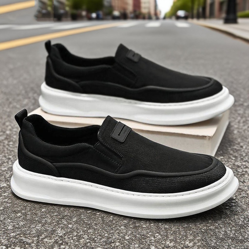 Sepatu Slip On Pria Casual Anti Slip Nyaman ringan/casual shoes slip on sepatu pria nyaman di kaki m
