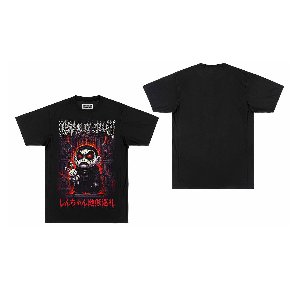 Kaos Cradle Of Filth - Cradle Of Filth x Shincan Baju Metal Original Distro Kaos Black Metal Baju Di