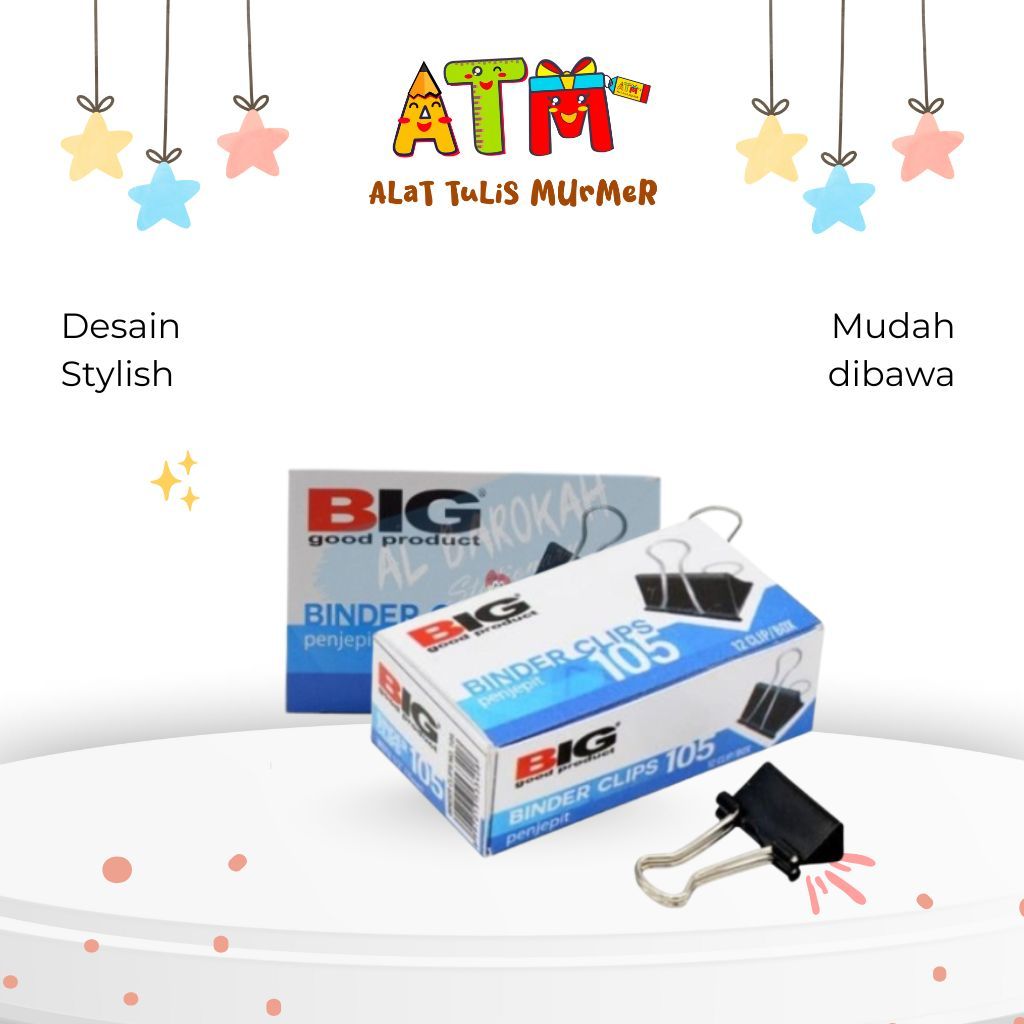 Binder Clip/Penjepit Binder/Big Binder Clip No 155-280