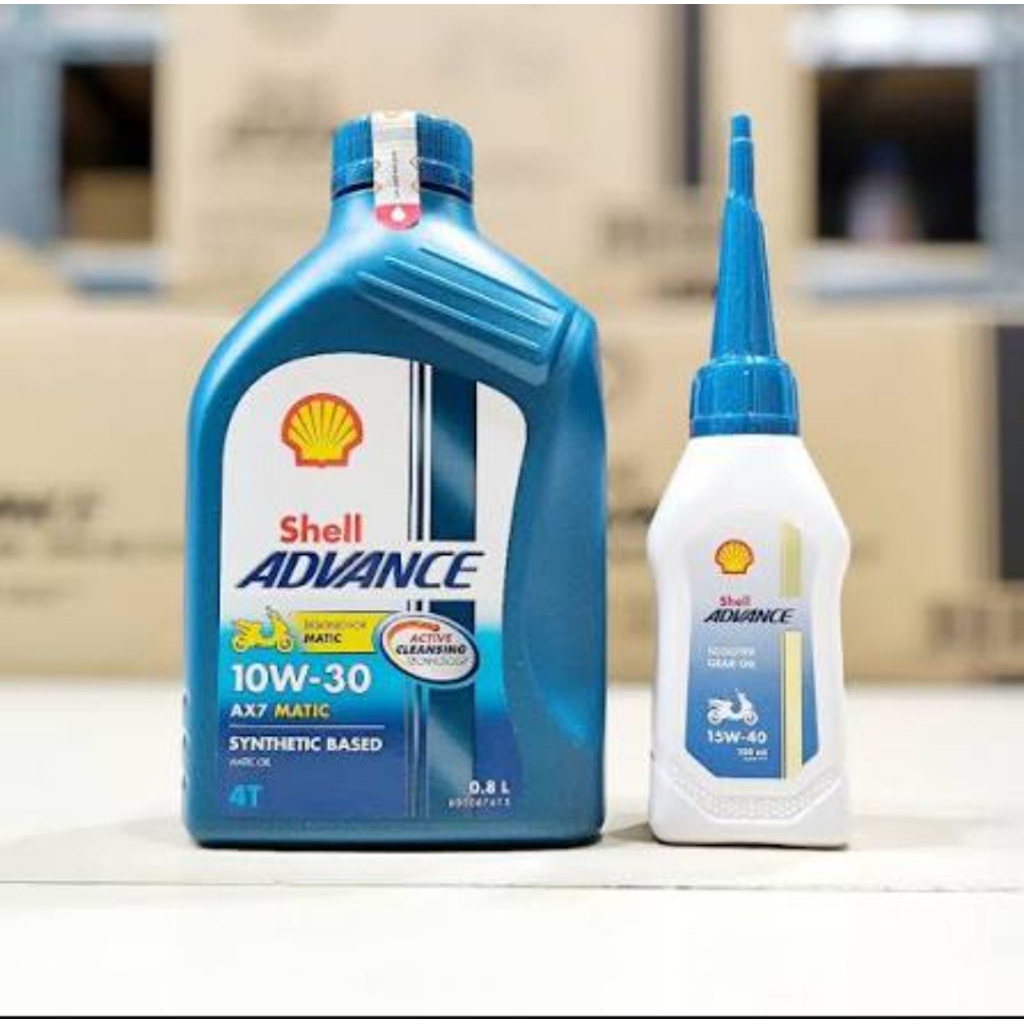 Paket Oli Shell Advance & Oli Gardan