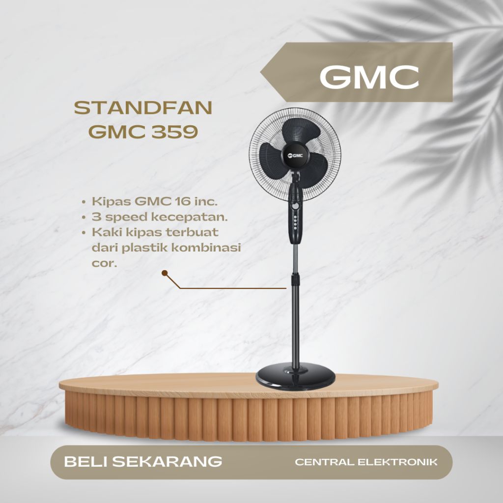 STANDFAN GMC 359 - KIPAS ANGIN BERDIRI GMC 359
