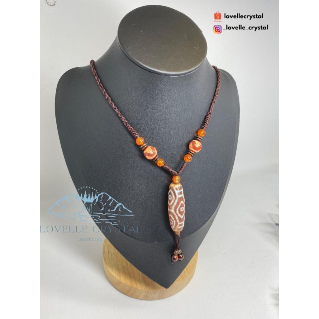 READY - KALUNG DZI MATA NAGA+TIGER TOOTH(DZI-06)