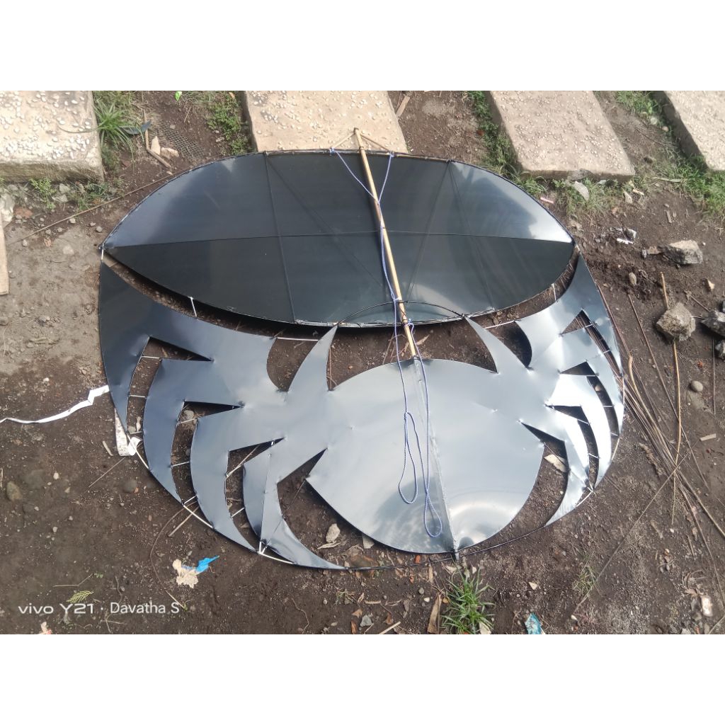 Layangan Ramraman spider Bakalan 150cm Termurah