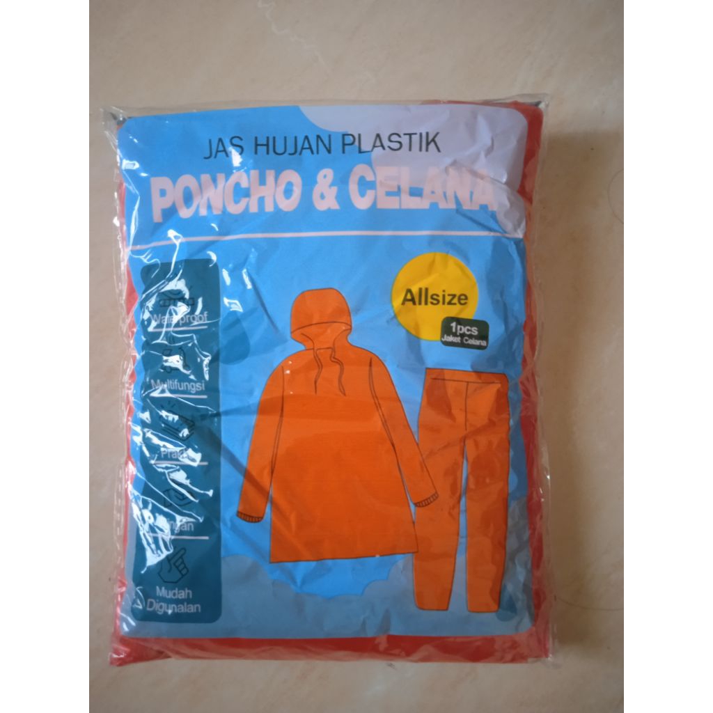 Jas Hujan Stelan Plastik