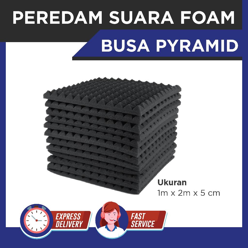 Busa Peredam Suara / Busa Pyramid / Acoustic Foam Piramid / Peredam Suara Studio / Soundproof