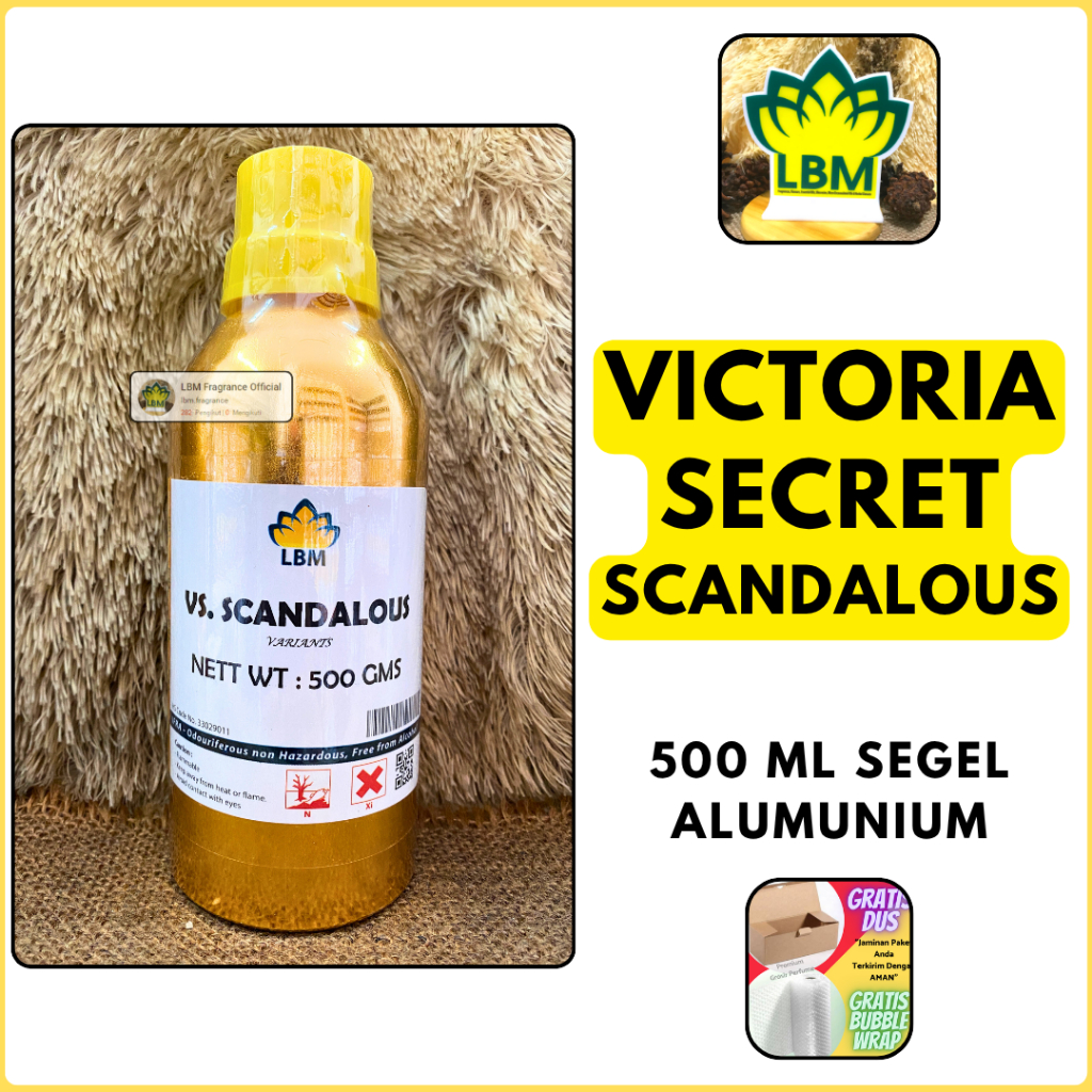 VS SCANDALOUS 500 ML SEGEL Alumunium Bibit Parfum LBM Fragrance