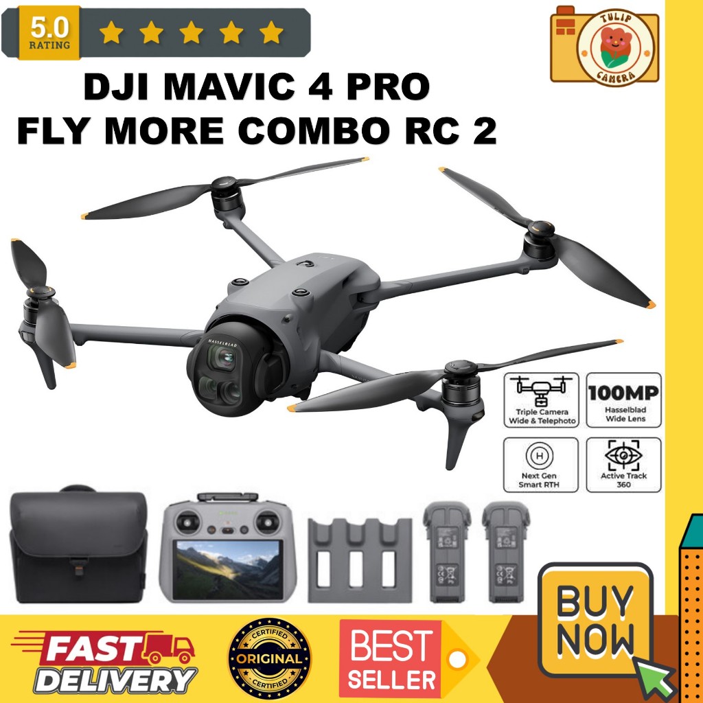 DJI Mavic 4 Pro Drone / Mavic4 Pro Fly More Combo / Mavic 4 Pro Drone with 512GB Creator Combo