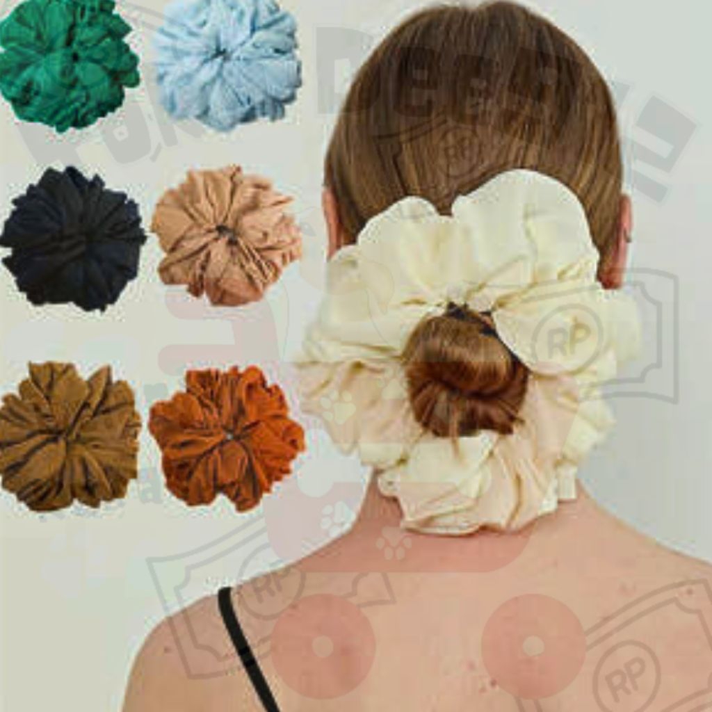 Scrunchie Besar Ikat Rambut Hijab Besar