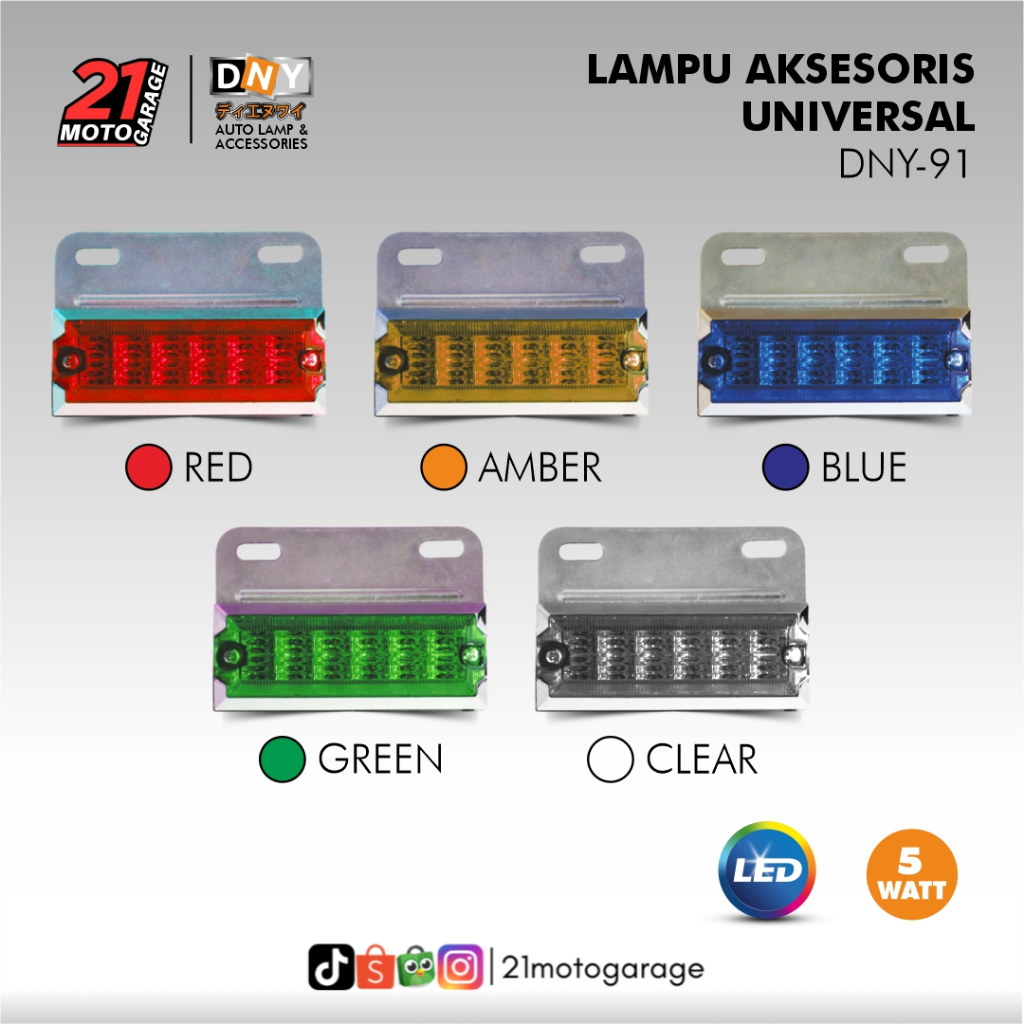 DNY LAMPU LED AKSESORIS MOBIL TRUCK LED DNY91