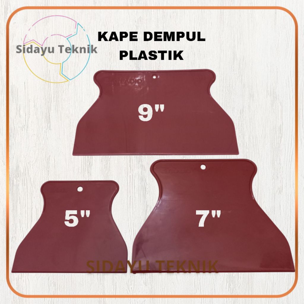 Kape Dempul Kape PVC Kape Plastik