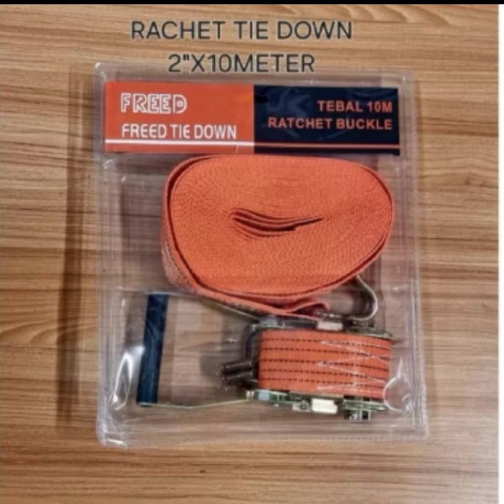 KREK CARGO Ratchet Tie Down 10 Meter Tali ikat Muatan