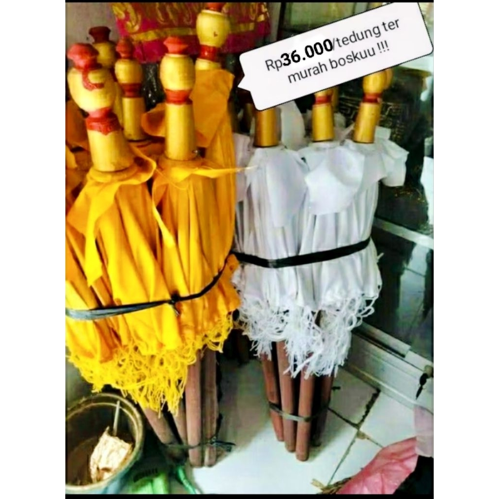 TEDUNG UNYIL / TEDUNG KECIL UKURAN 80cm / PAYUNG KECIL KHAS BALI / TEDUNG PELINGGIH
