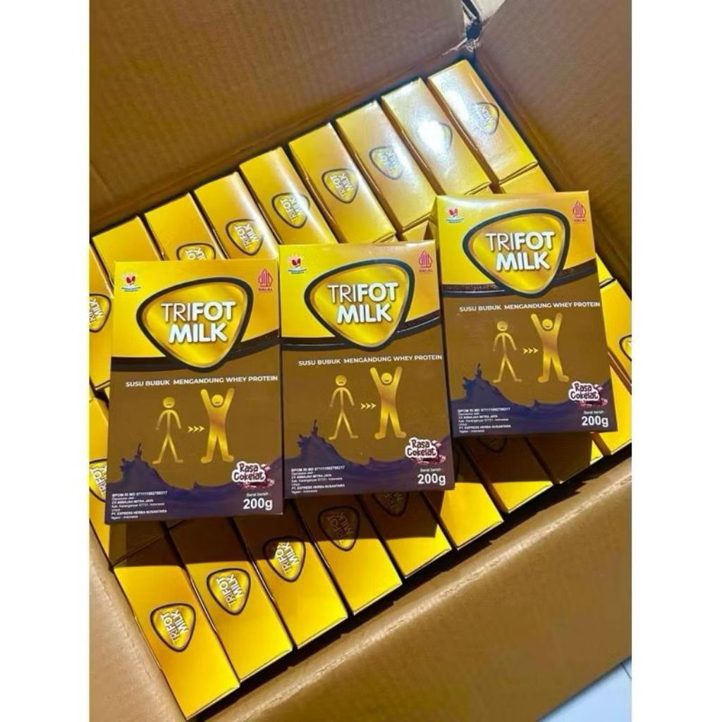 TRIFOT Penggemuk Badan Trifot Susu isi 3 BOX Vanilla & Cokelat BPOM HALAL ORI