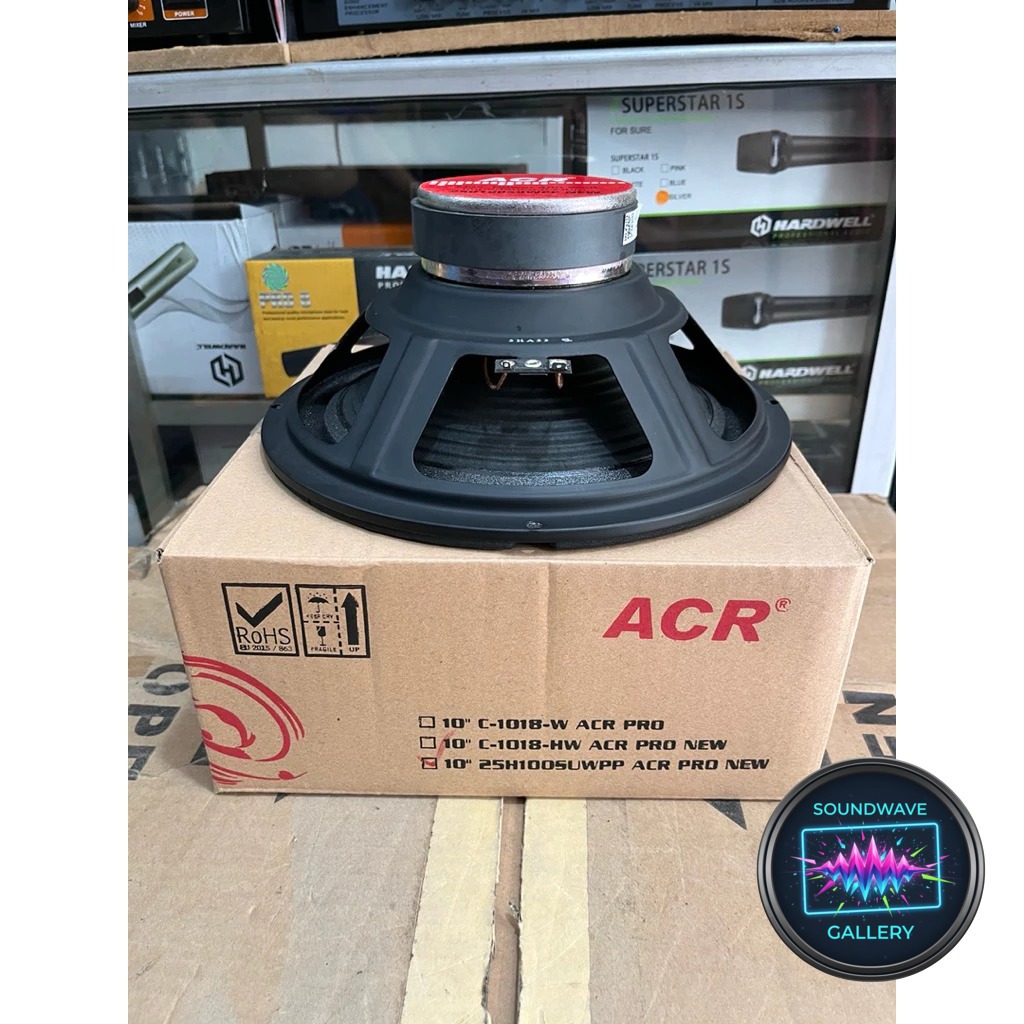 Speaker ACR PRO 25H100SUWPP Woofer 10 Inch Voice Coil 1.4 Inch 400 Watt Max Original | 25H100SUWPP A