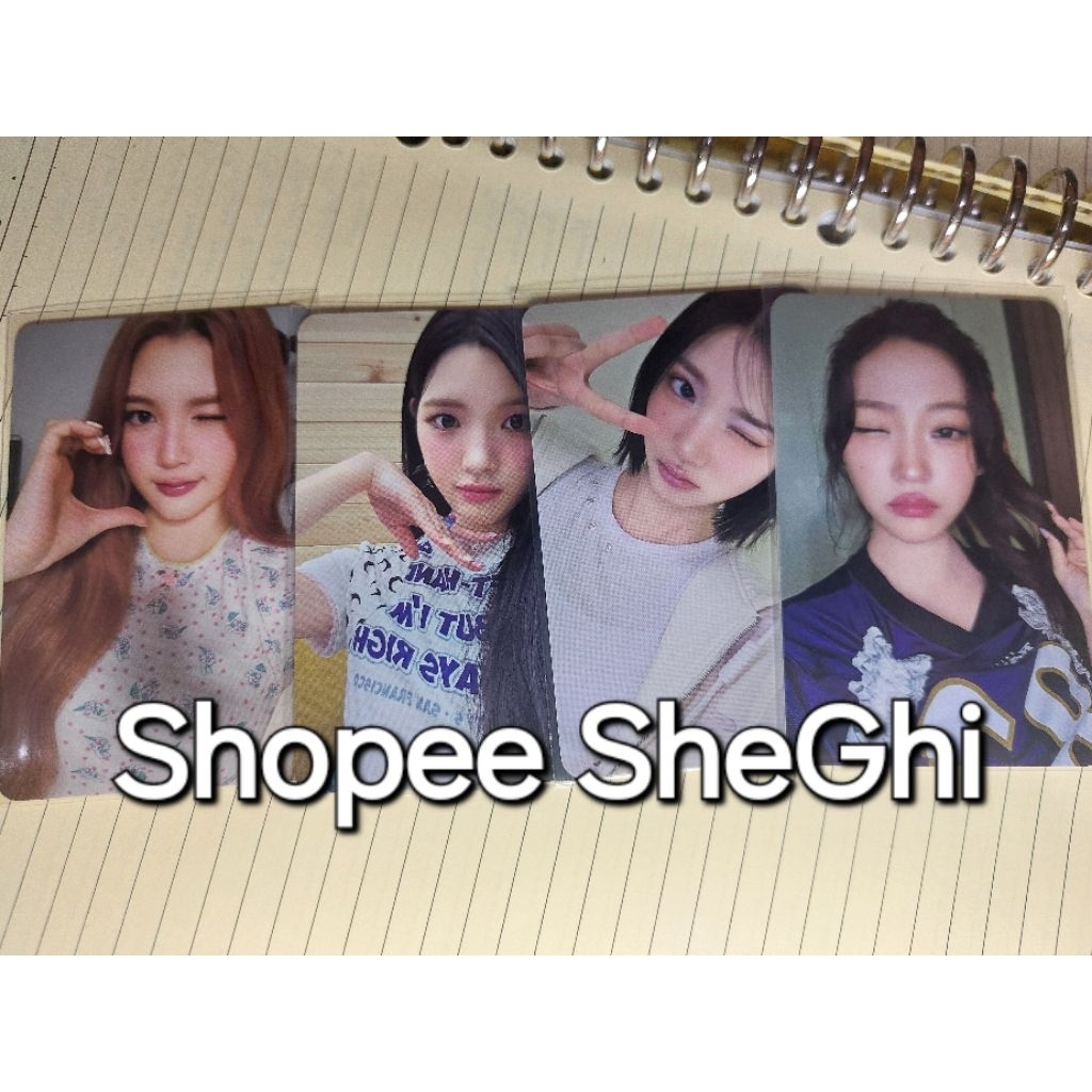 photocard OFFICIAL h2h ian carmenita jiwo yuha ana yeon stella
