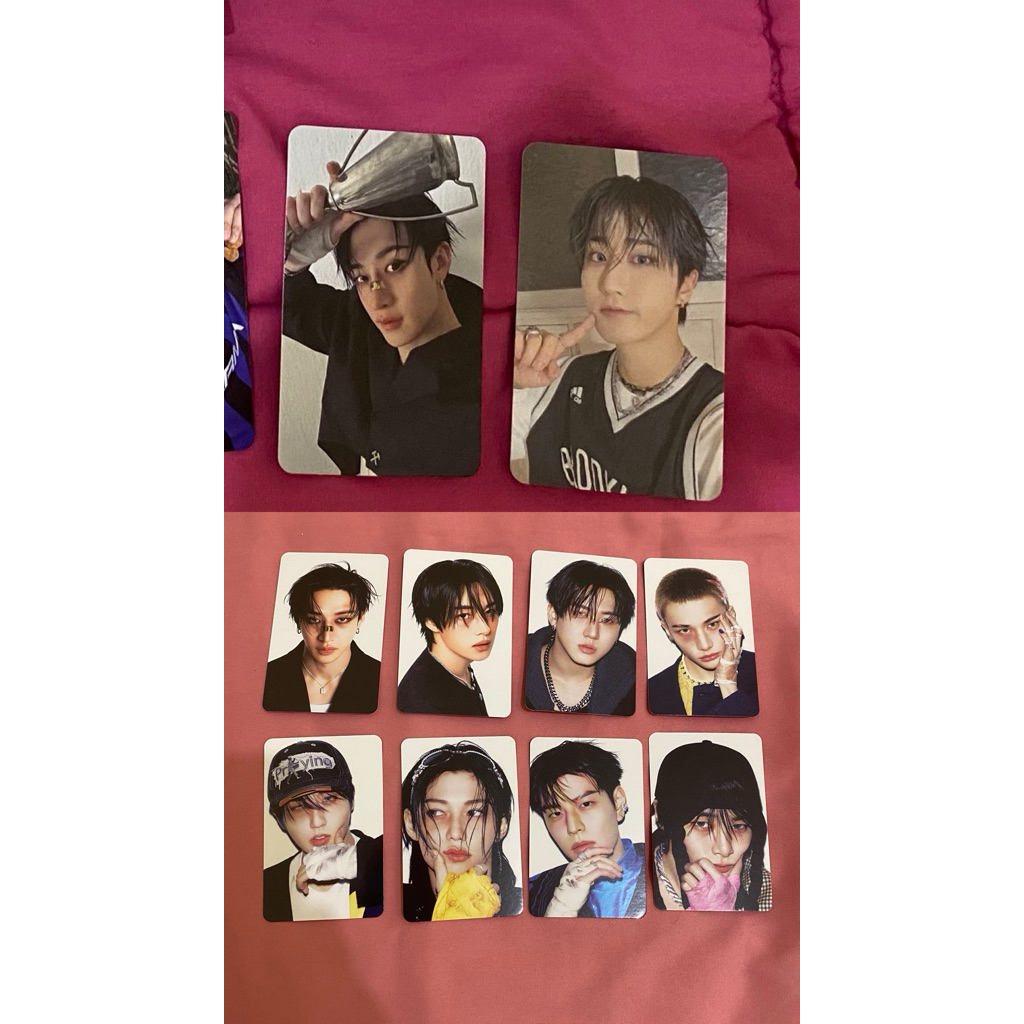 take all POB HAN jyp / fans shop + PC Bang Chan + SET 8 photocard Stray Kids KARMA ALBUM SKZOO ver. 