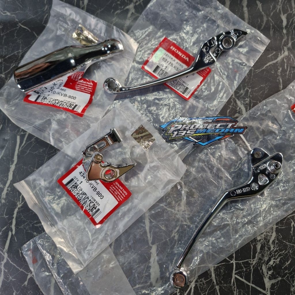 HANDEL REM SCOOPY K.O.J BEAT FI KOMPLIT SET KANAN KIRI ORIGINAL HONDA