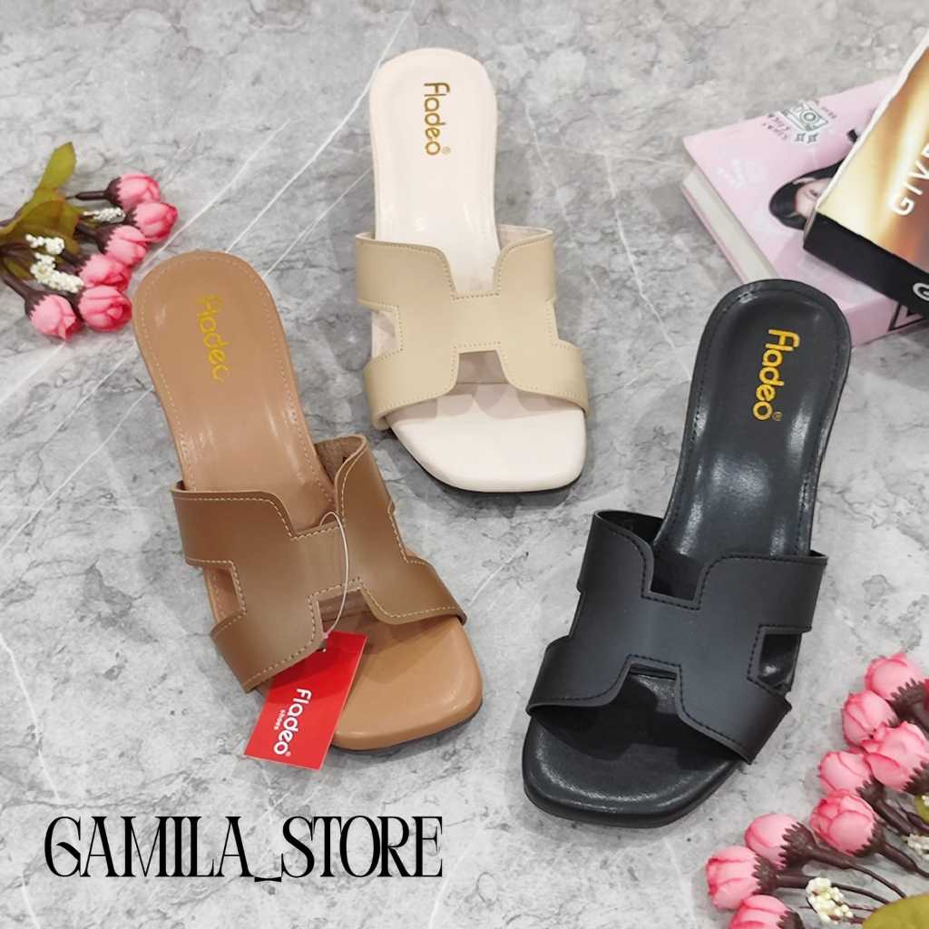 SEPATU BUSTONG WANITA KEKINIAN HAK 5 CM DYO (UNING)