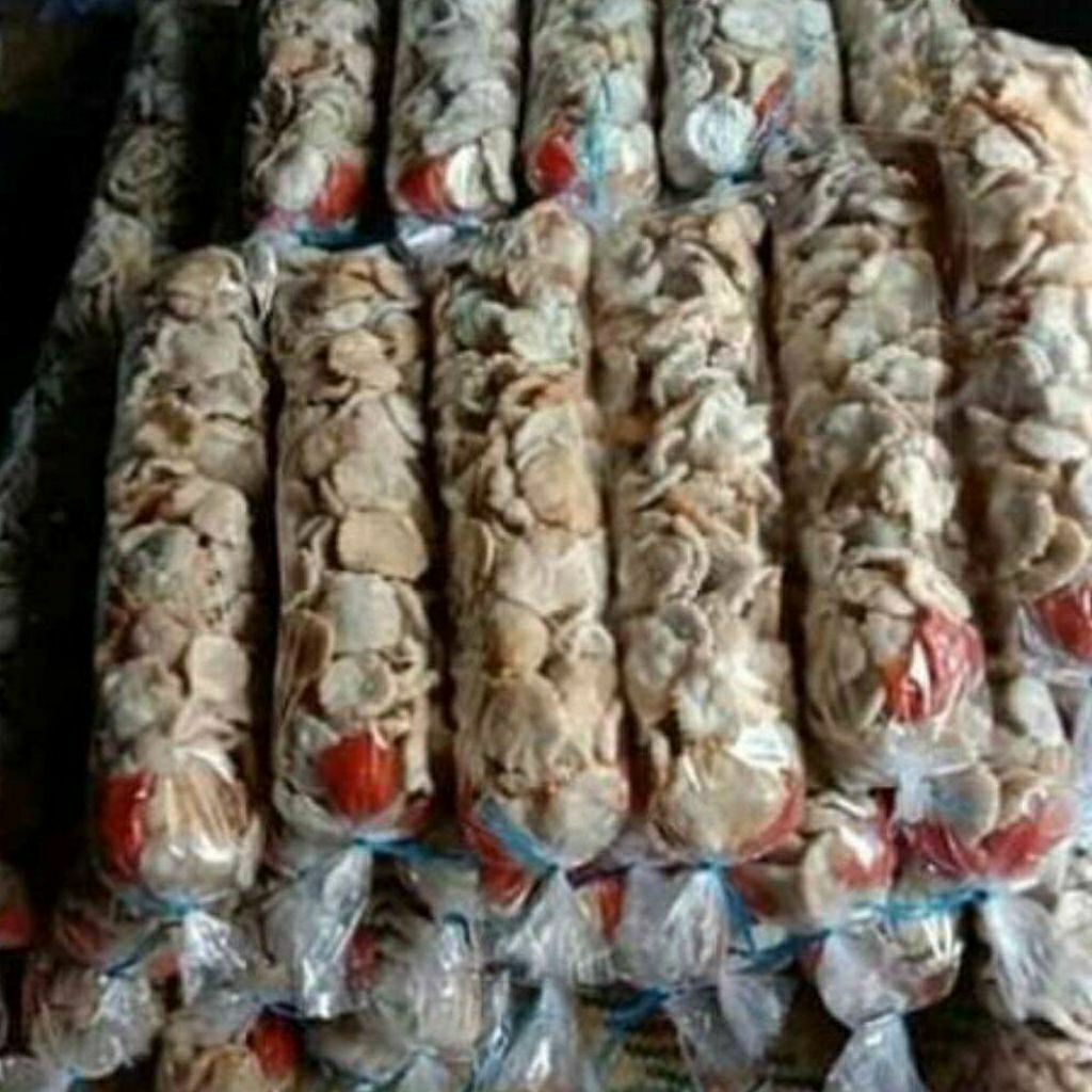 kemplang tunu mini isi 100 tanpa saos.