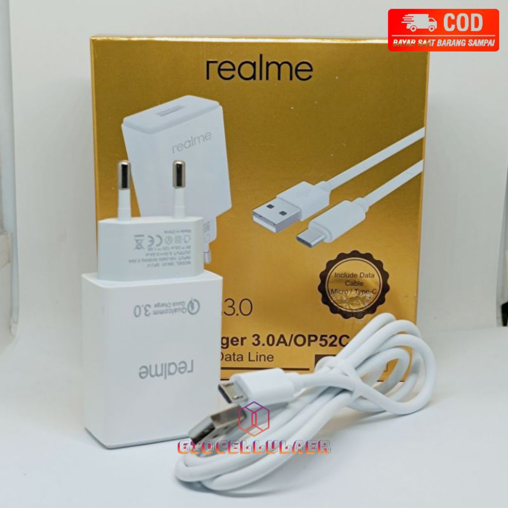 CHARGER CAS CASAN MICRO USB HP REALME C11/ C12/ C21Y ) ORIGINAL