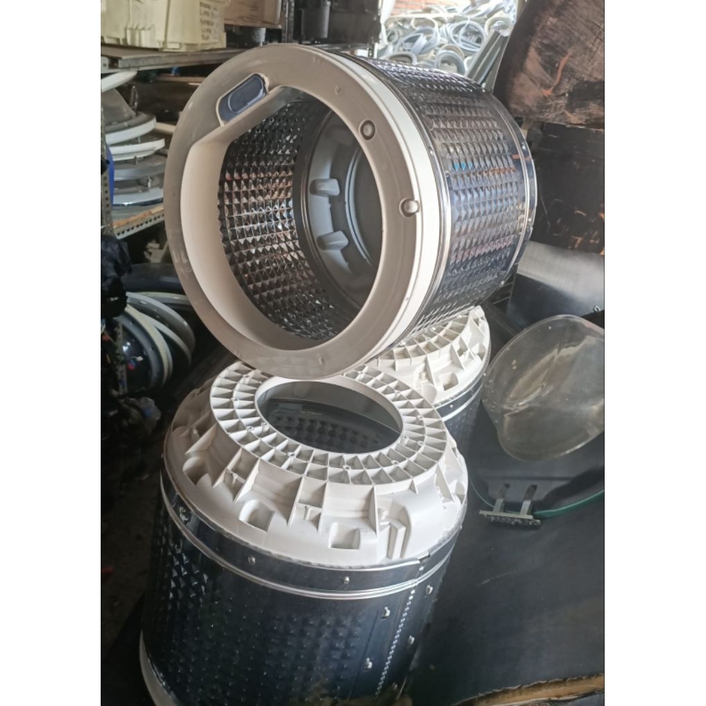Tabung stainless mesin cuci Samsung top loading