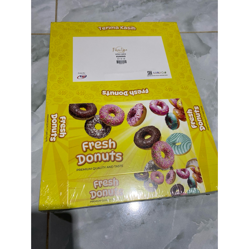 KOTAK DONAT BOX DONAT DUS DONAT 21x13,5x5