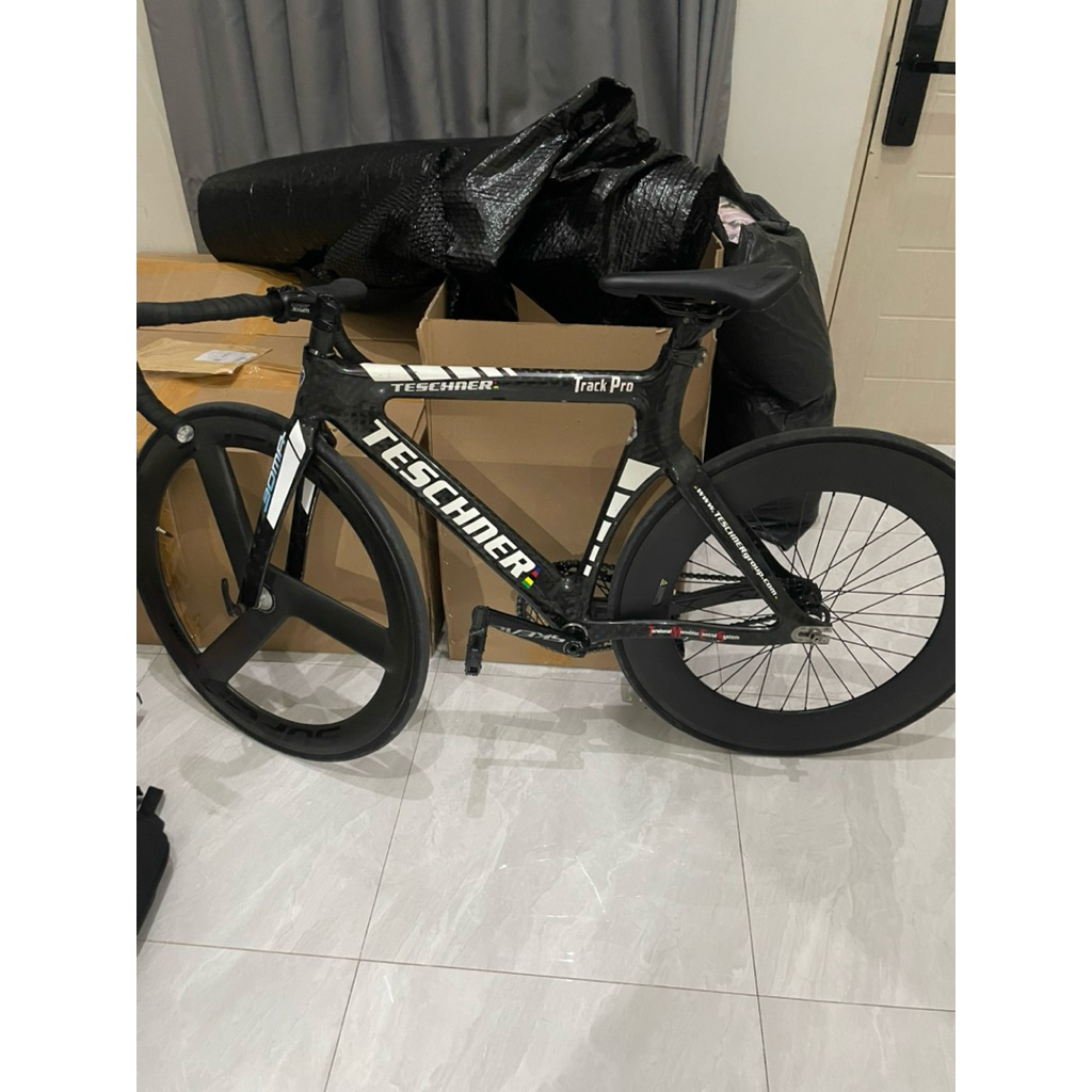 Teschner Track Pro FullBike Full Carbon size 52 track bike fixie