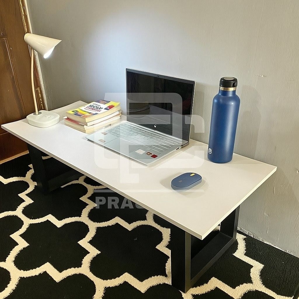 Meja Lesehan Minimalis Modern 100cm – Meja Tamu / Belajar / Serbaguna