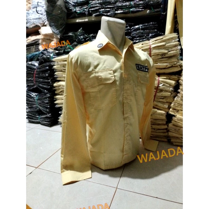 Atasan Seragam Satpam PDL Terbaru 2025 / Atasan Baju Seragam Satpam PDL / Atasan Kemeja Seragam Satp