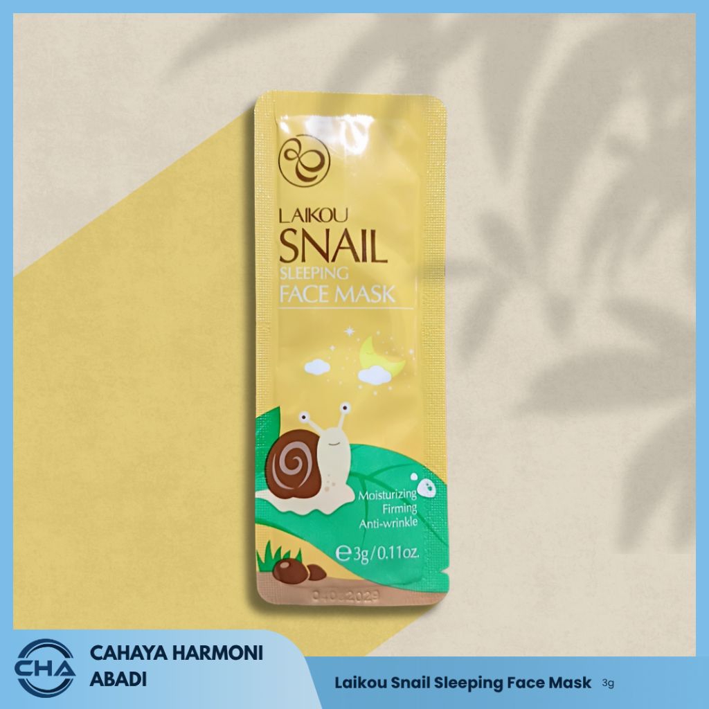 Laikou Snail Sleeping Face Mask 3g