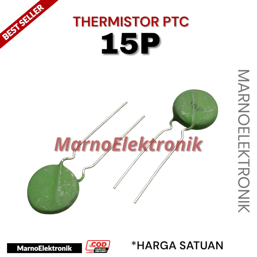 THERMISTOR PTC 15P 16P TERMISTOR PTC HIJAU ASLI ORIGINAL ORI