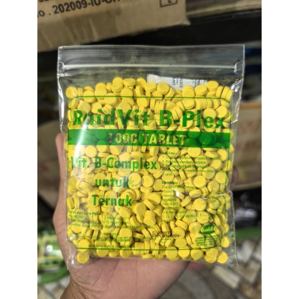 vitamin ayam ternak B-complex 1000