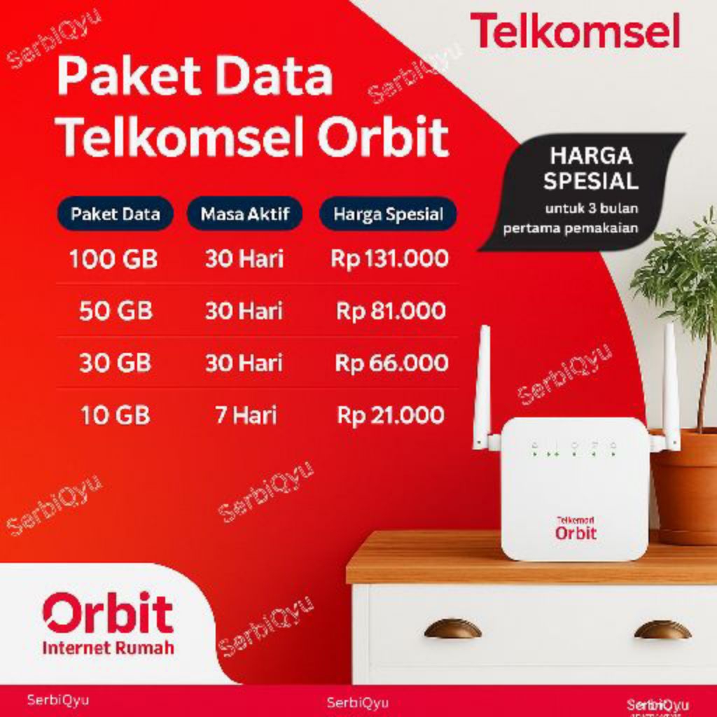 [New+Bonus Kuota] Telkomsel Orbit Star G1 Termurah (Siap Pakai)