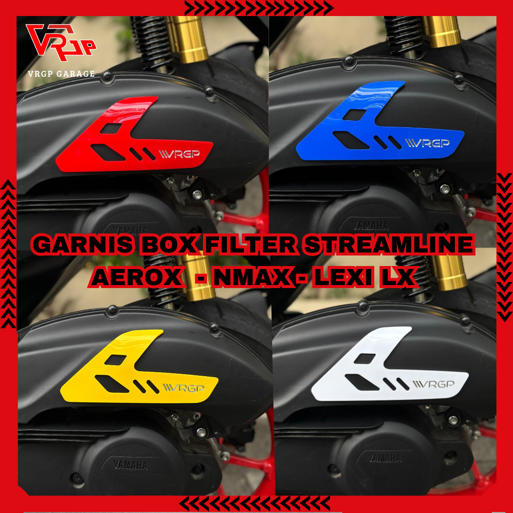 VRGP Garnis Box Filter Streamline Aerox - Nmax - Lexi LX/ Garnish Box Filter Yamaha Aerox-Nmax-Lexi