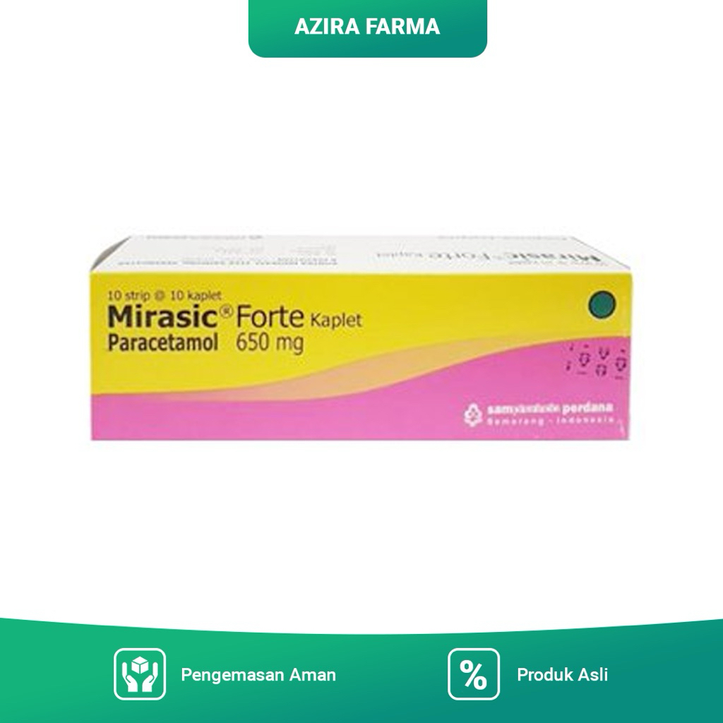 Mirasic forte 650mg perbox