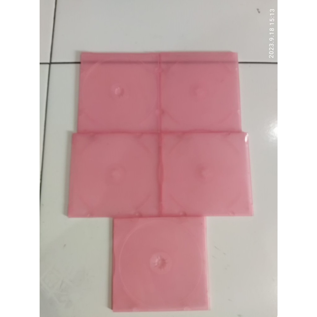 CD DVD Plastic Case Casing Plastik CD DVD Model Slim Tipis