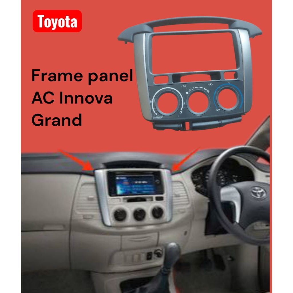 Frame panel AC tape tengah Innova grand 2012-2015 Original