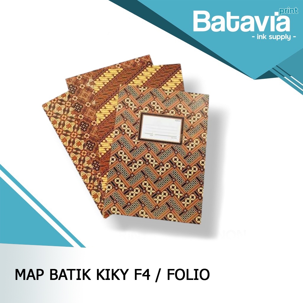 MAP BATIK KIKY F4 / FOLIO STOPMAP KARTON MOTIF BATIK 1 PACK ( 10 PCS )