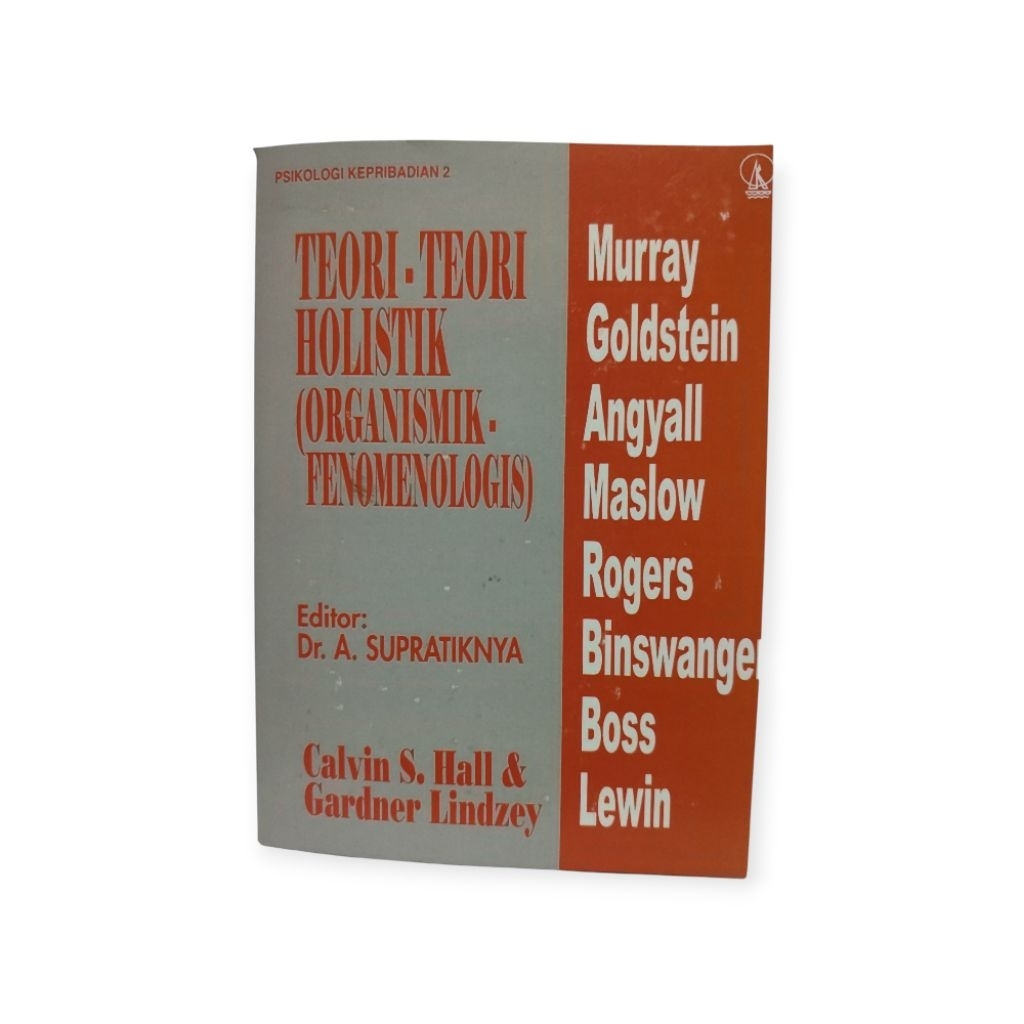 buku psikologi kepribadian 2 teori-teori holistik oleh supratiknya