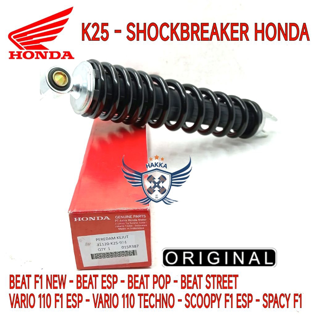 K25 ORIGINAL SHOCKBREAKER HONDA BEAT F1 NEW, SHOCKBREAKER BEAT ESP, SHOCKBREAKER BEAT POP, SHOCKBREA