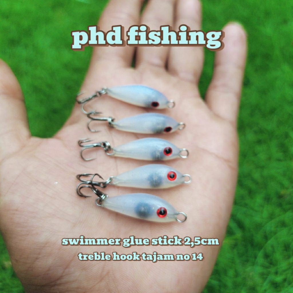 Umpan pancing lure 2,5 / swimbait /swimmer hampala / lure minnow / swim bait / umpan pancing casting