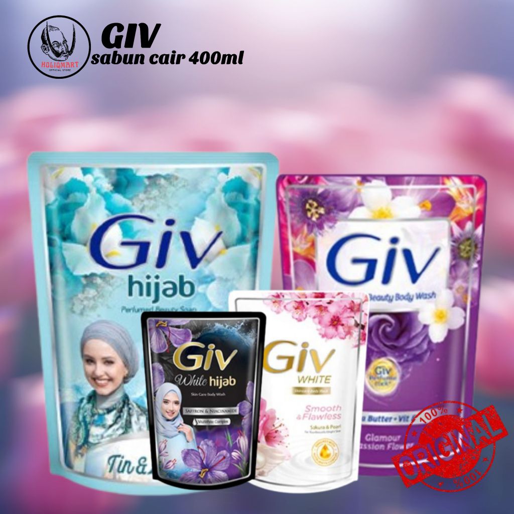 giv sabun mandi cair 400ml// giv bodywash 400ml