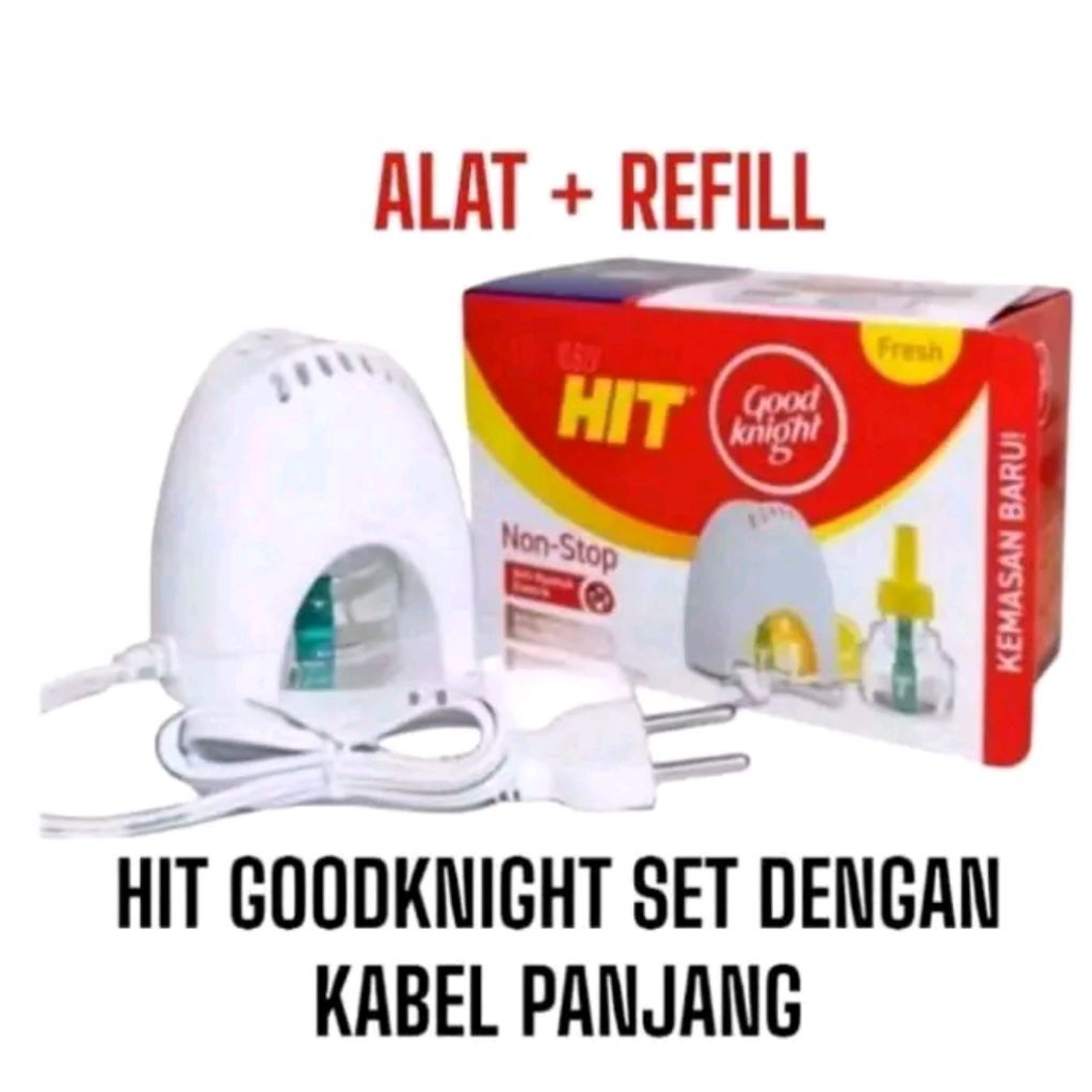Hit Obat Nyamuk Elektrik 45malam Set Alat dan Isi