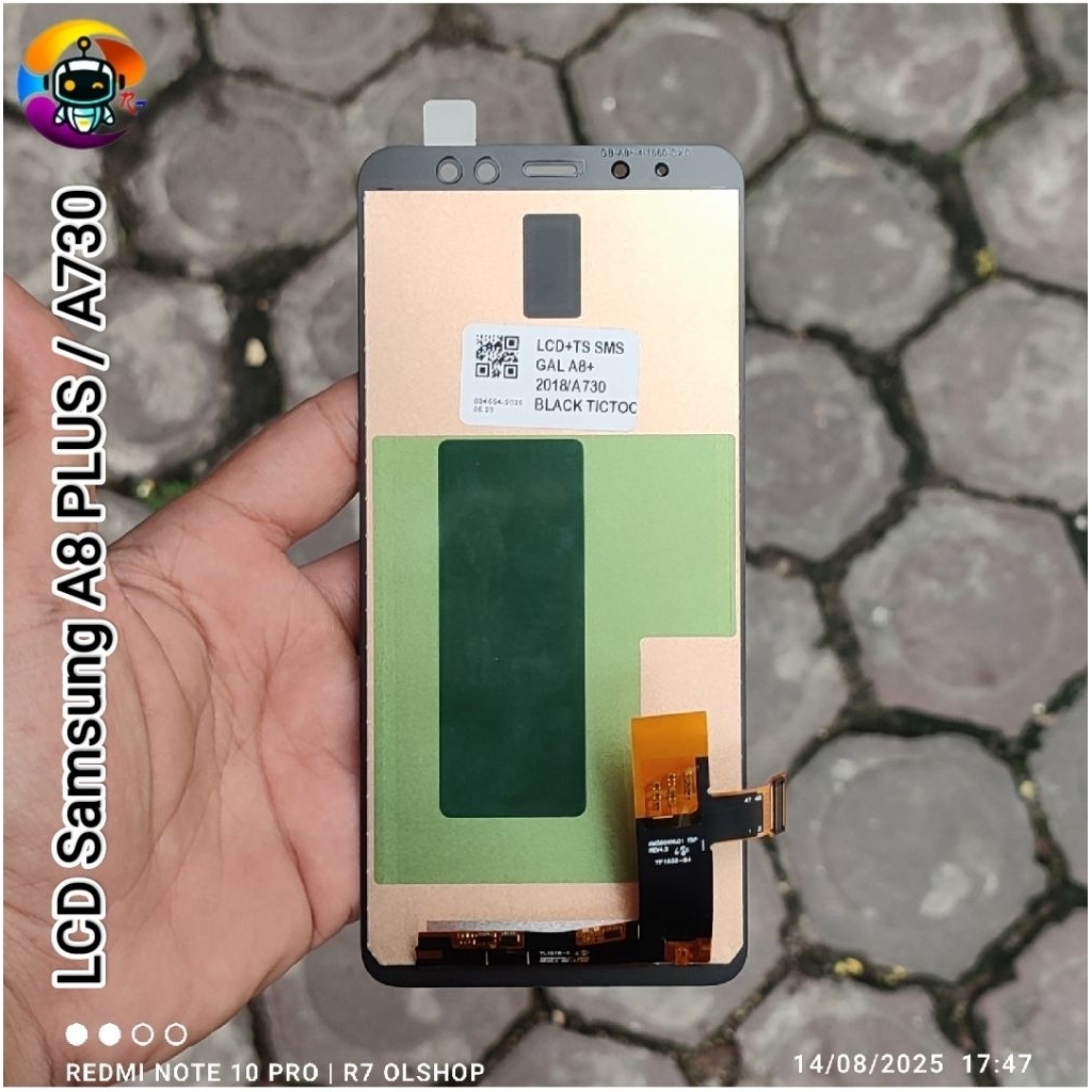Lcd Samsung A8 Plus 2018 A730 ORI TICTOC